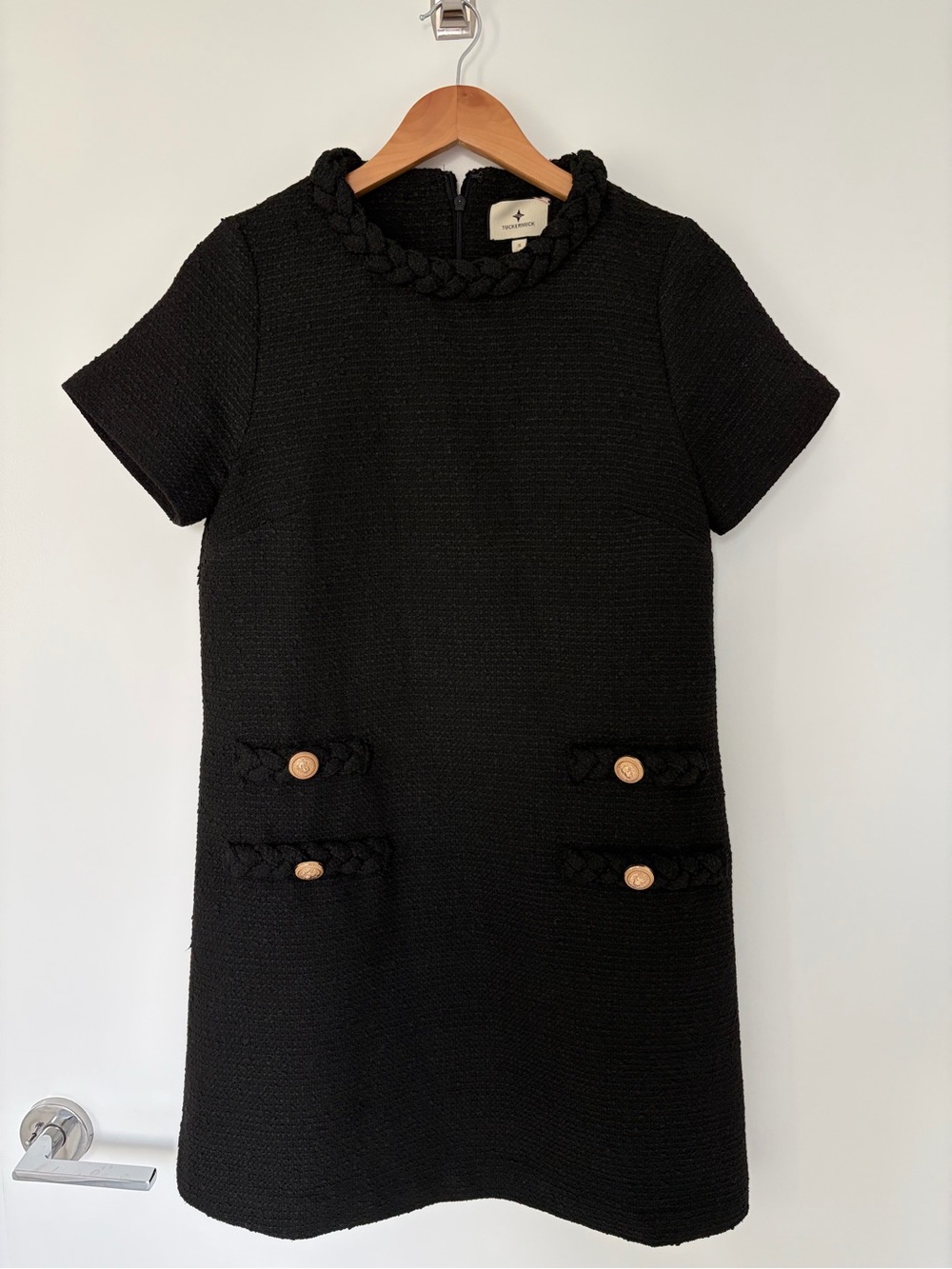 NWOT Tuckernuck Black Tweed Jackie Dress
